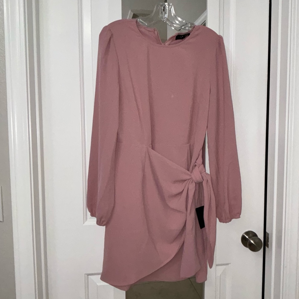 Blush long sleeve Dress